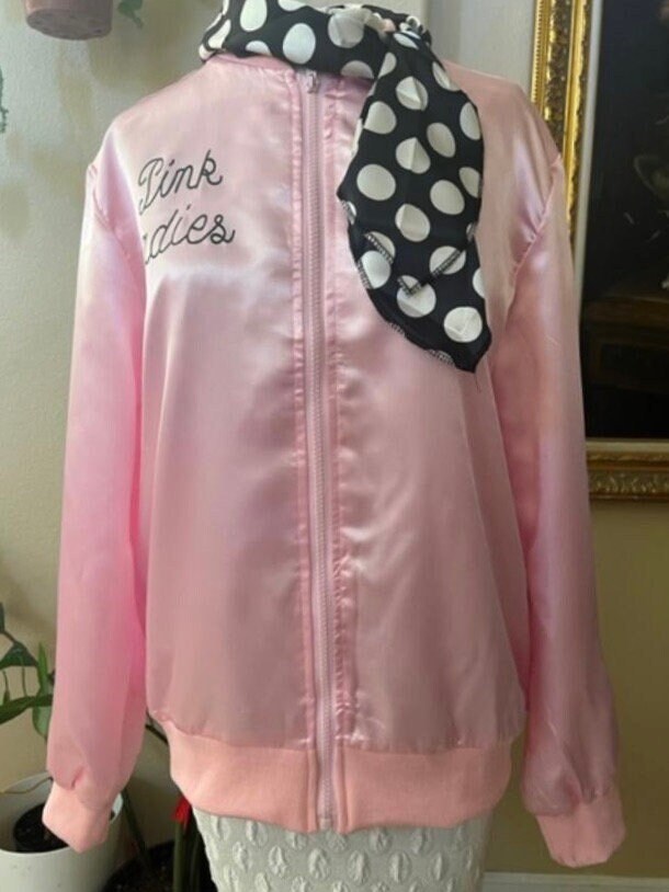 Plain Pink Ladies Jacket Personalized 
