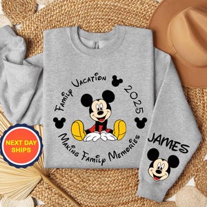 Personalization Mickey Mouse Sweatshirt or Hoodie