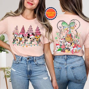 Christmas Mickey Minnie Sweatshirt, Disneyland Christmas Hoodie