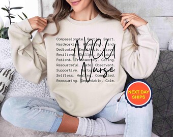 NICU Nurse Sweatshirt or Hoodie, Nurse Sweatshirt, Springtime Baby Nurse Sweatshirt, Nicu Team Sweatshirt, Nursing School Student Sweatshirt
