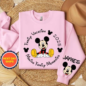 Personalization Mickey Mouse Sweatshirt or Hoodie