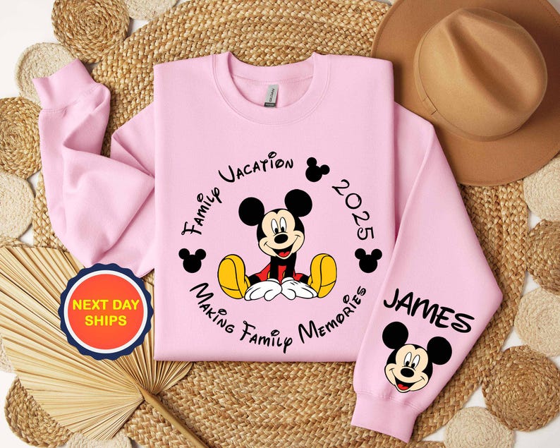 Personalization Mickey Mouse Sweatshirt or Hoodie