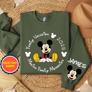 Personalization Mickey Mouse Sweatshirt or Hoodie