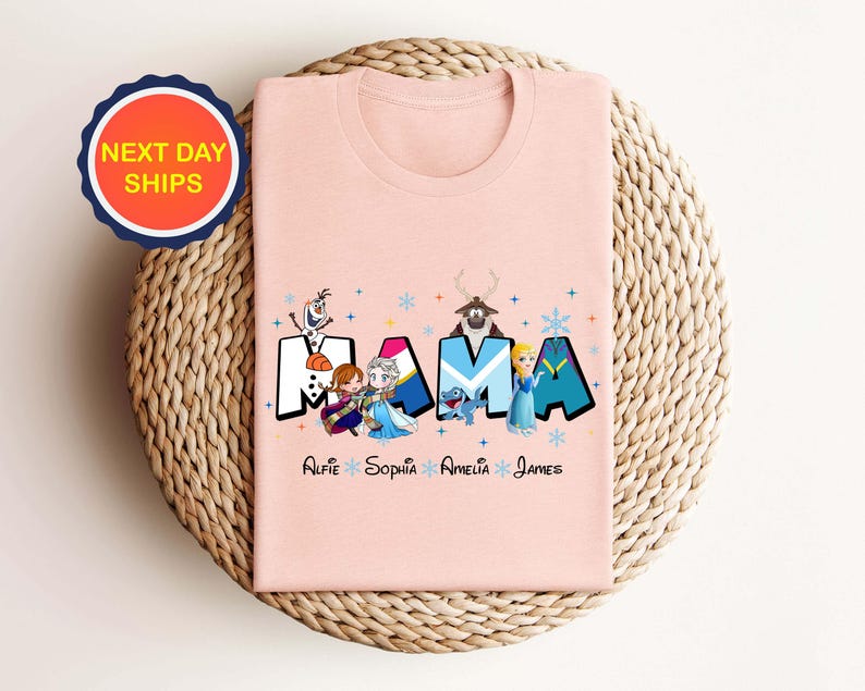 Personalization Disney Mama Sweatshirt and Hoodie