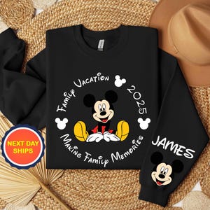 Personalization Mickey Mouse Sweatshirt or Hoodie