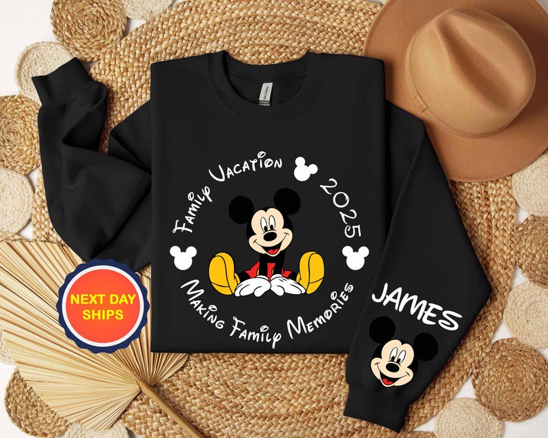 Personalization Mickey Mouse Sweatshirt or Hoodie