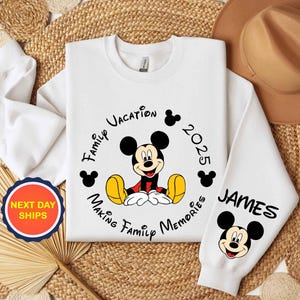 Personalization Mickey Mouse Sweatshirt or Hoodie