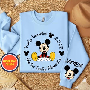 Personalization Mickey Mouse Sweatshirt or Hoodie