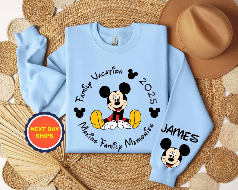 Personalization Mickey Mouse Sweatshirt or Hoodie