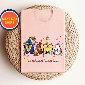 Personalization Beauty And The Beast Sweatshirt or Hoodie