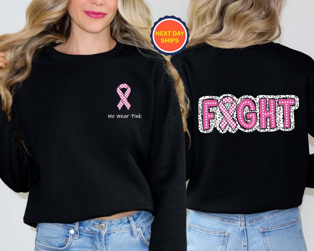 In October We Wear Pink SVG Hocus Pocus, Png, Halloween Breast Cancer