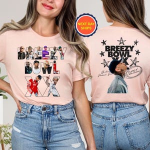 Chris Brown Breezy Bowl XX Shirt, Chris Brown Album Shirt, Chris Brown Fan Gift, Chris Brown Signature Merch, Breezy Bowl Concert Shirt