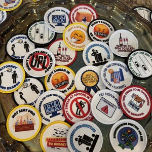 Funny Paralegal Merit Badge | Legal Assistant Gift | Litigation Badge | Attorney Office Humor | Embroidered Patch | Law Office Gift