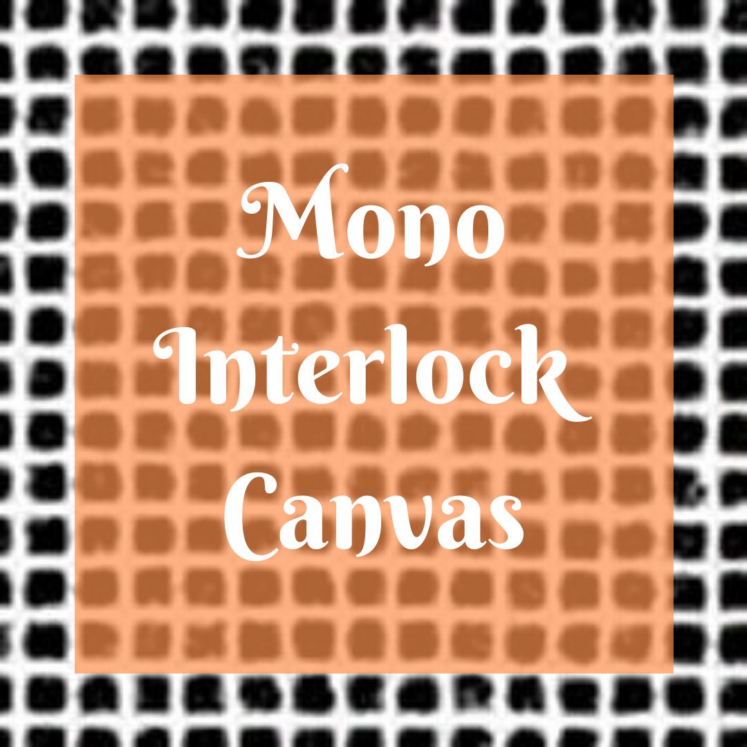 NEEDLEPOINT CANVAS Zweigart Brand Interlock Mono Canvas 18 Etsy