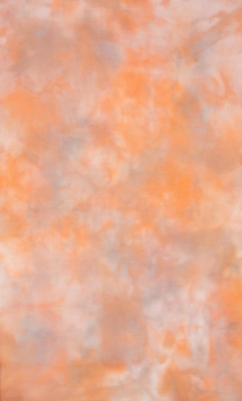 Orange and Purple-Grey 14.5 x 24 Item #409 Hand-dyed Cross Stitch Fabric 11 count