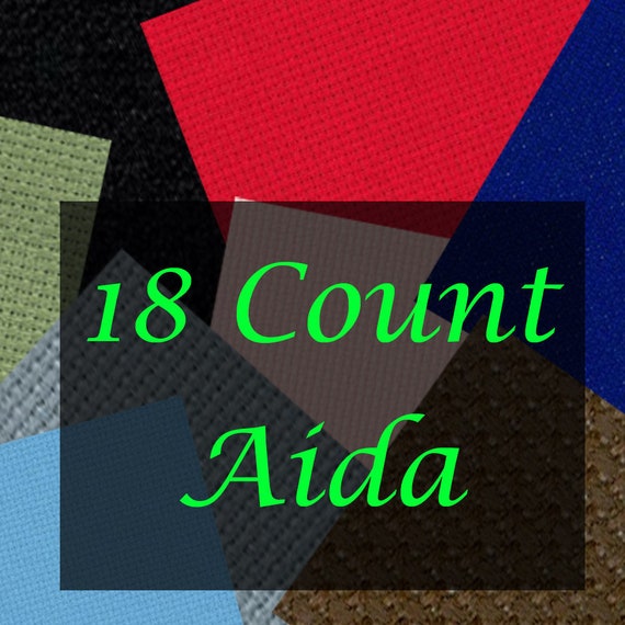 Aida cloth 14 Count in OPALESCENT - Magic Hour Needlecrafts