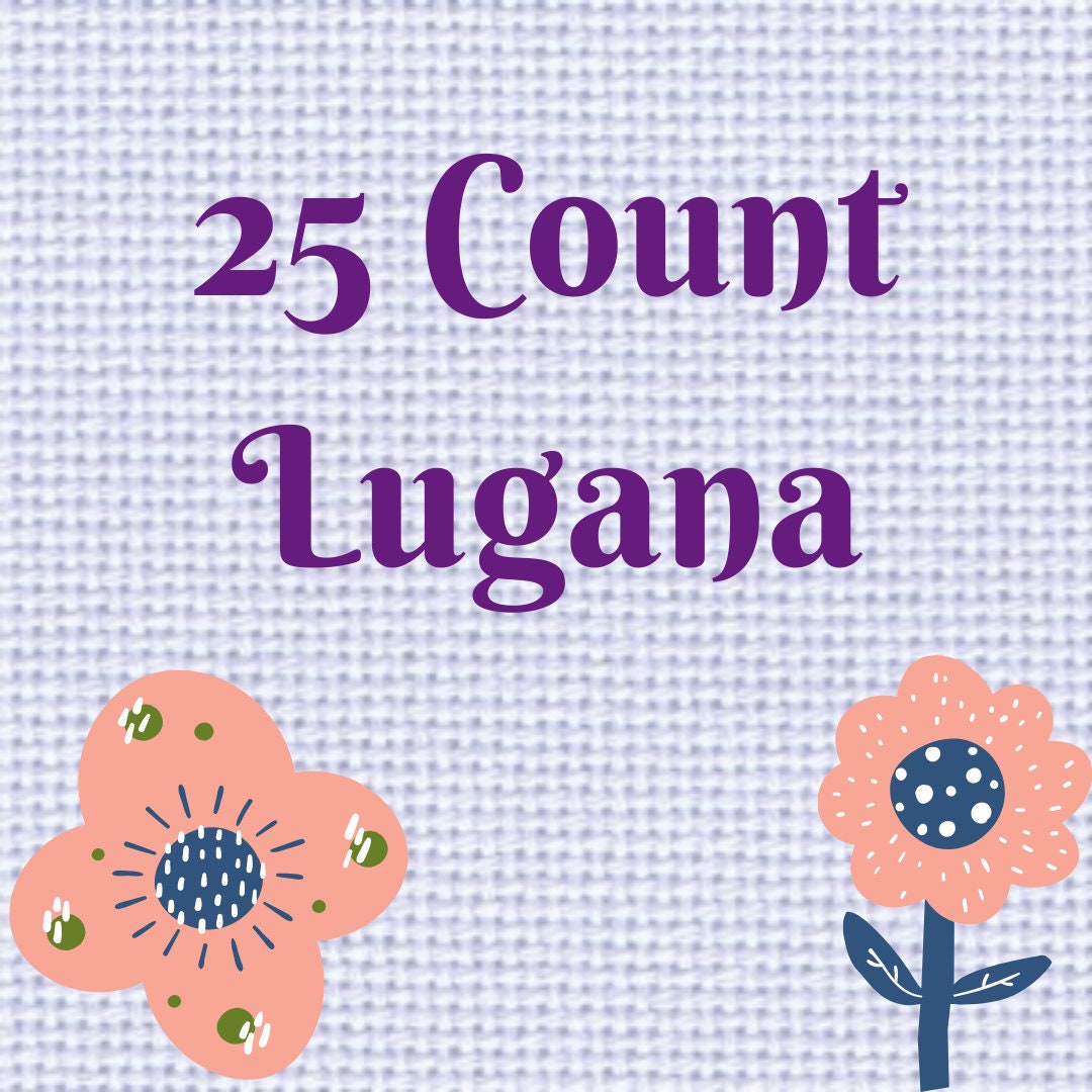 ZWEIGART Cross Stitch Fabric 25 Count Lugana by the Fat Quarter or Fa…