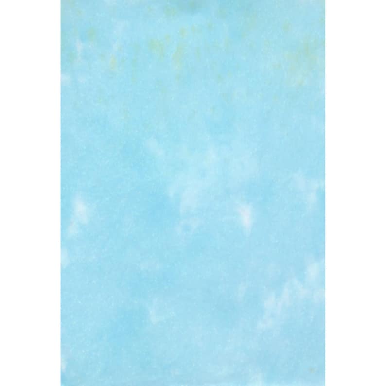 15 x 21 Hand-Dyed OPALESCENT Aida Cross Stitch Fabric 18 count in Shades of Light Blues and Greens Item #AO18-11