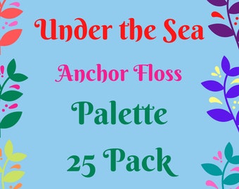 Anchor Colour Palette- Under the Sea - LIMITED QUANTITIES