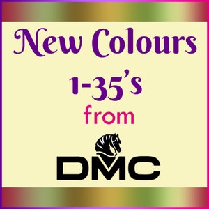Genuine DMC Floss - All 1-35 New Colors - Full Set