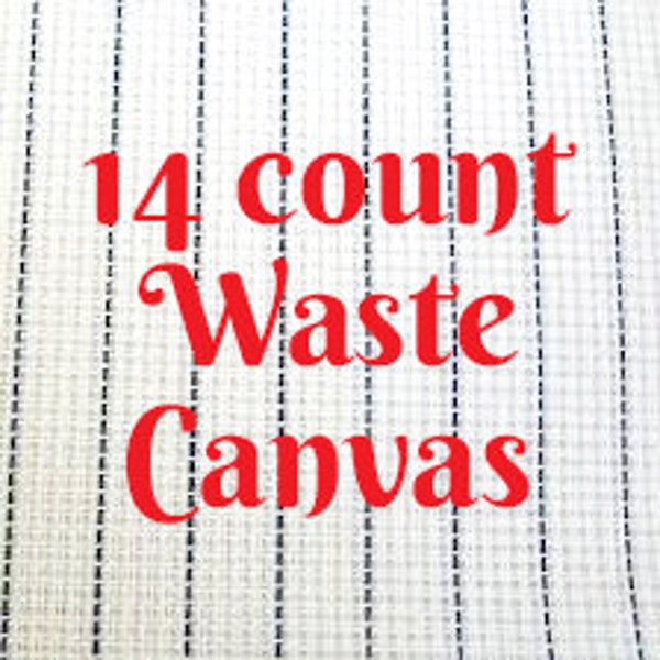 ZWEIGART Waste Canvas Cross Stitch Fabric 14 Count AIDA par la demi-cour ou la cour complète