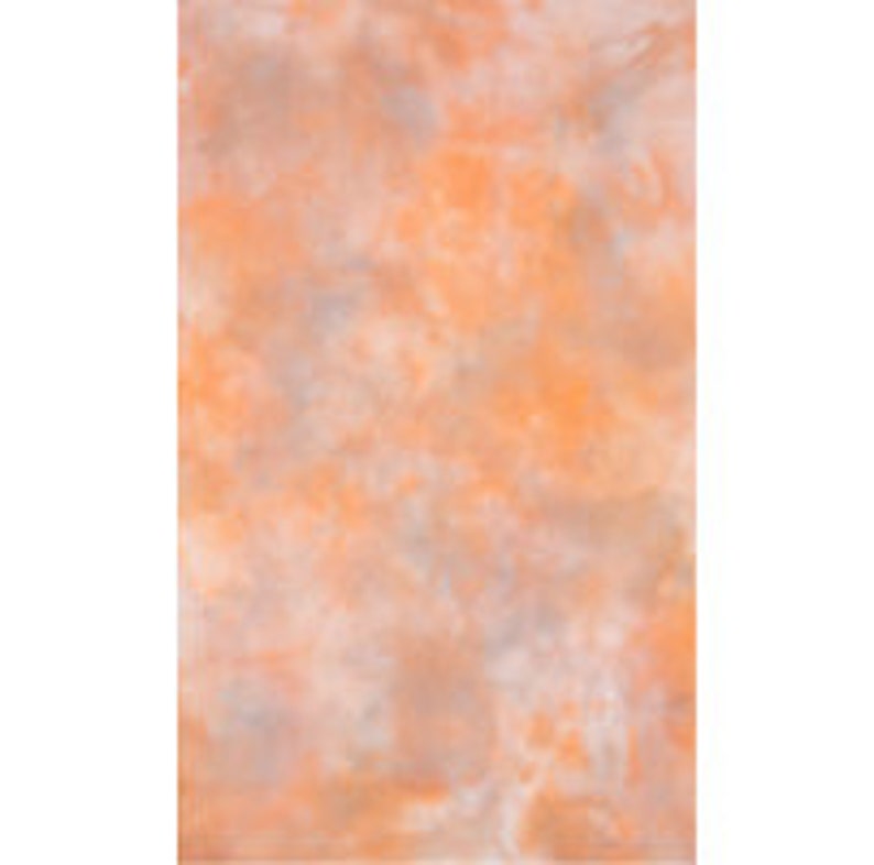 Orange and Purple-Grey 14.5 x 24 Item #409 Hand-dyed Cross Stitch Fabric 11 count