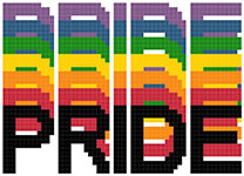 Counted Cross Stitch Pattern PRIDE image 1