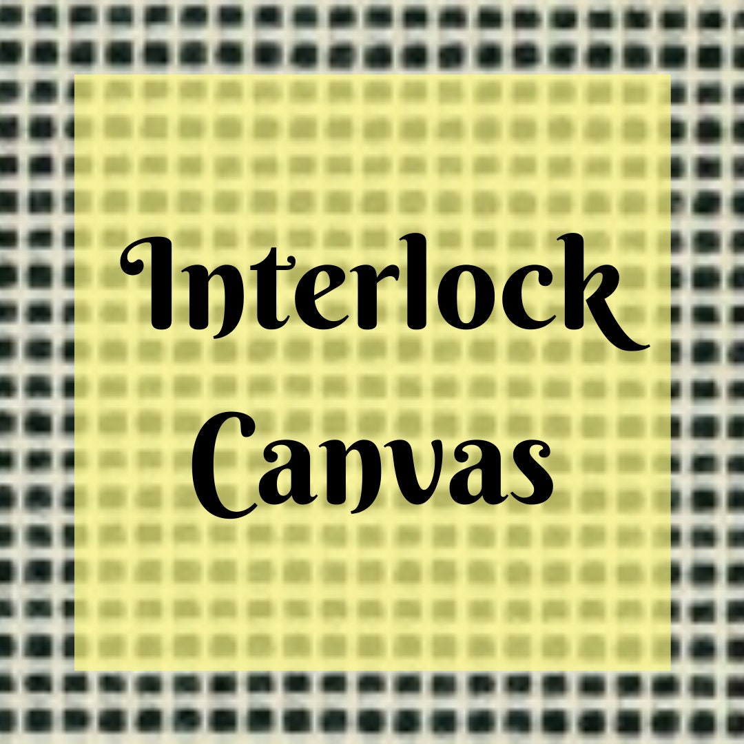 NEEDLEPOINT CANVAS Zweigart Brand Interlock Canvas 7 Count by Etsy