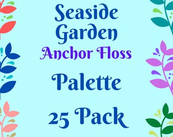 Anchor Colour Palette- Seaside Garden - LIMITED QUANTITIES