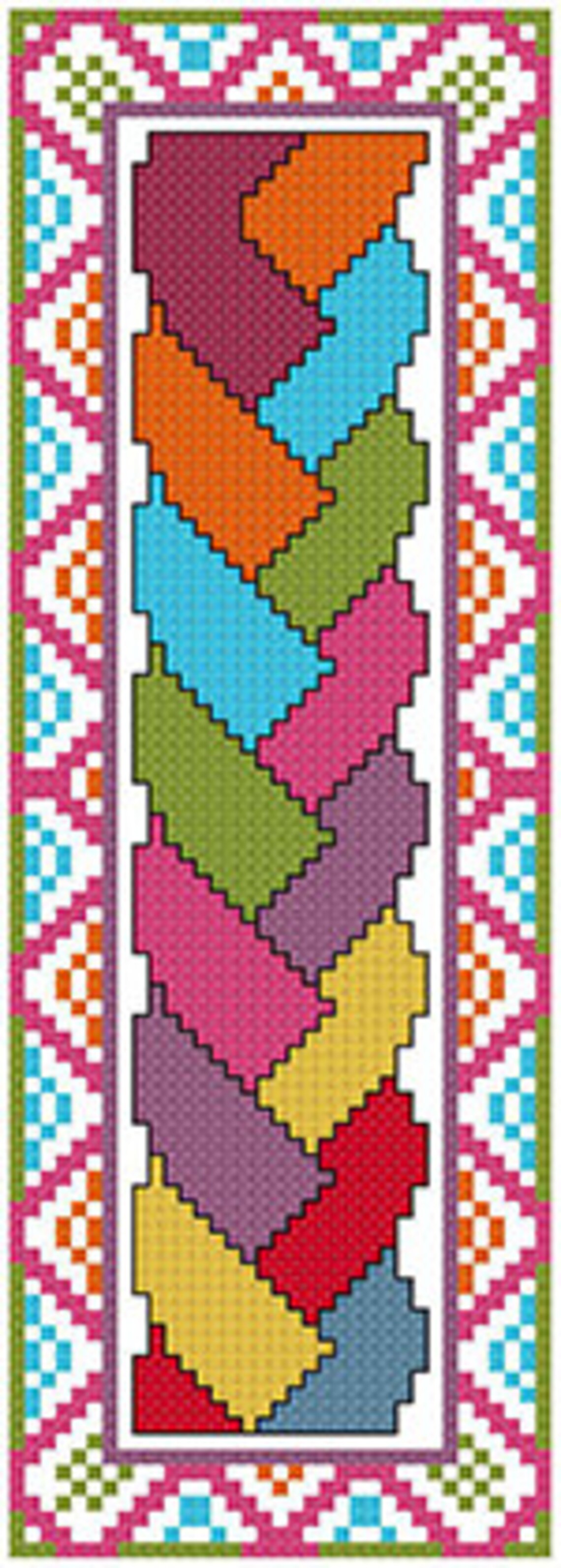 Counted Cross Stitch Patterns Three Bookmarks - Etsy Canada