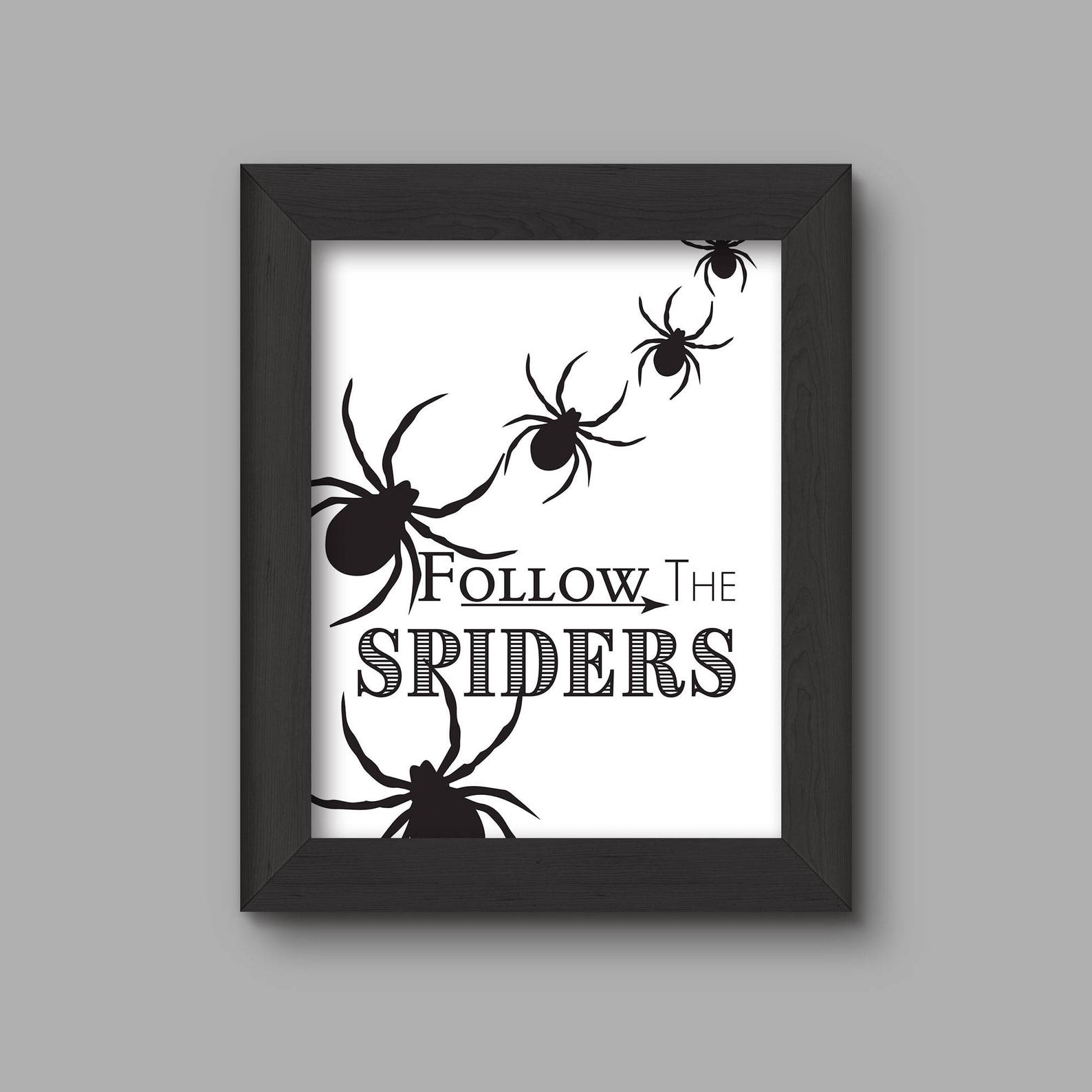Follow The Spiders Digital Print Harry Potter Quotes Harry | Etsy