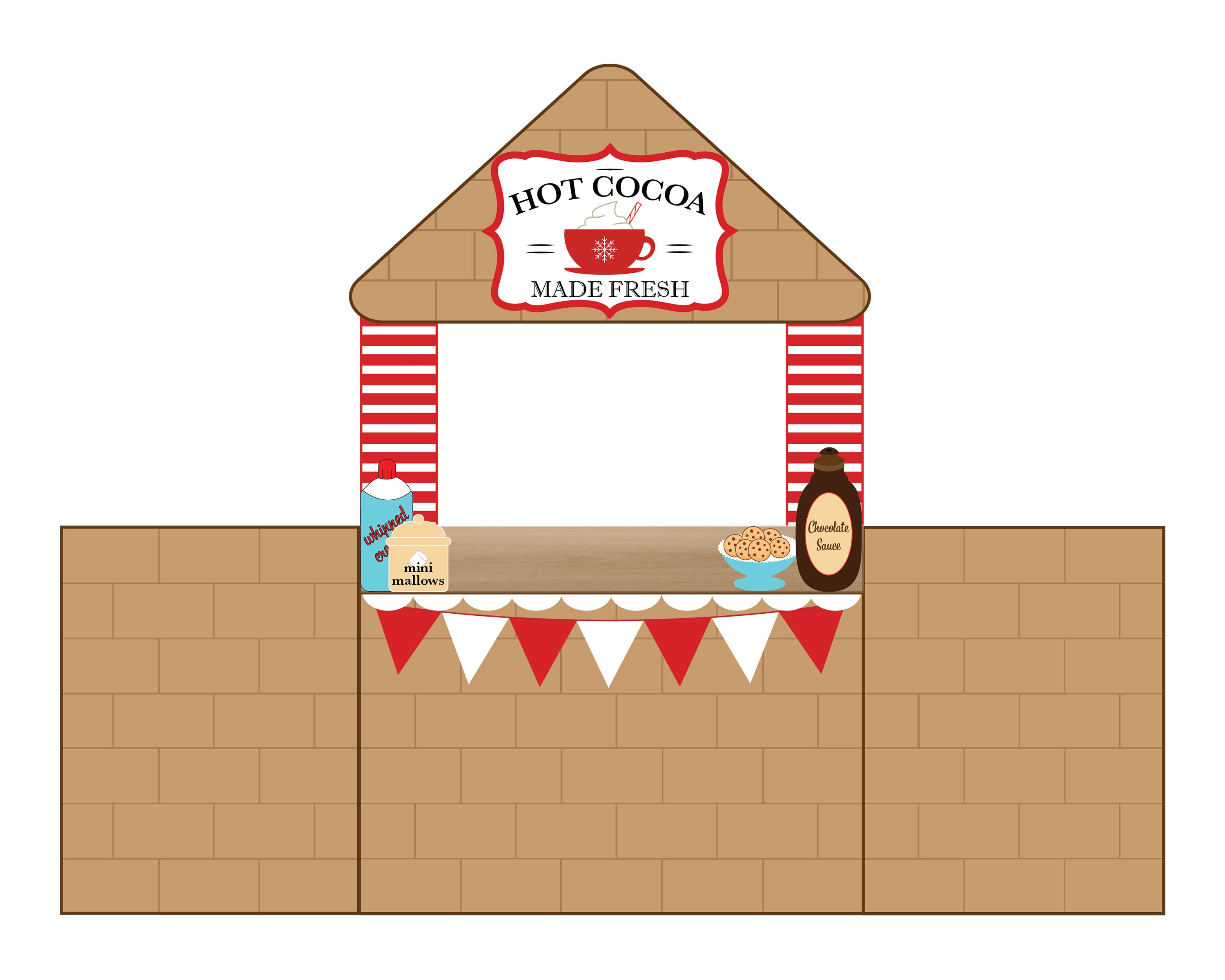 Hot Cocoa Stand and Photo Booth - Salvage Sister and Mister