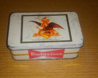 Retro Kühlschrank Jägermeister : Budweiser box etsy Retro Kühlschrank Jägermeister : Budweiser box etsy