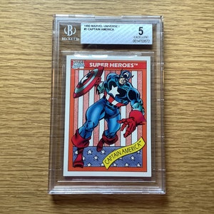 1990 Impel Captain America Sammelkarte