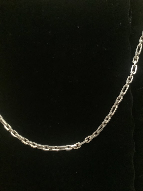 Antique 925 silver 69 gram neck chain - image 1