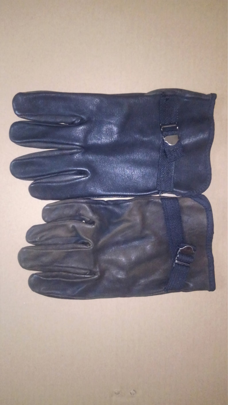 1980/'s U.S military black leather gloves