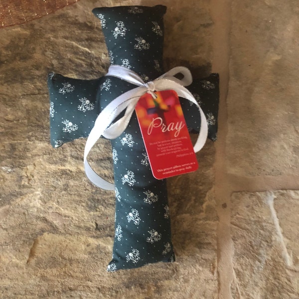 Cross Pillow Etsy