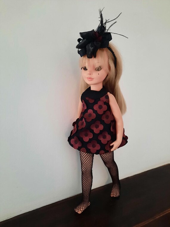 Furga Alta Moda , Ideal, 17 Inch Doll Clothes, 3d Lace Mini Designers Cocktail  Dress , Fascinator. Net Stockings, 60s Style, O.O.A.K. - Etsy