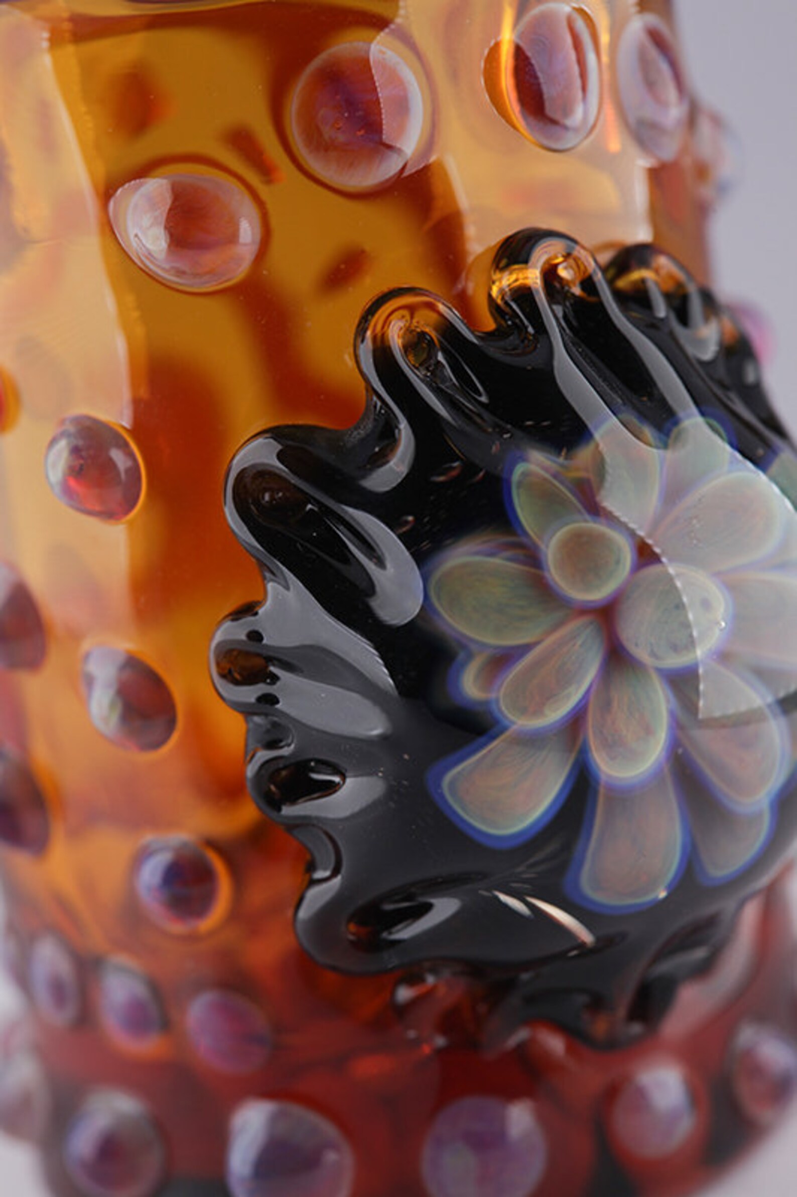 Handmade art shot glass Etsy