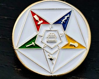 Order of the Eastern Star Lapel Pin