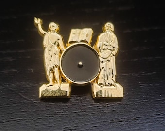 Saints John Lapel Pin – Point Within a Circle