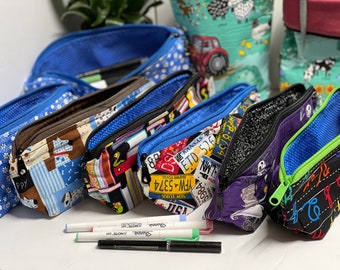 Pencil Case, Fashionable Fabric Print, Pencil Pouch, Pen Holder, Backpack Organizer Inserts, School Caddy