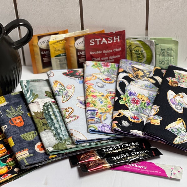 Tea Bag Travel Case, Holder, Tea Organizer Wallet, Gift Idea, Convenient Compact  Portable Tea Accessory, Tea Book, Tea Lovers Gift Idea