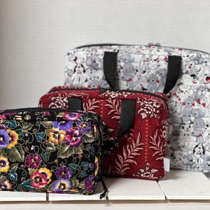 Diabetic Supply Bag, Zippered Supply Tote, 3 Sizes Custom Equipment Case, Diabetes Insulin Tool Pouch, Pancreas Case