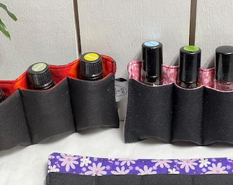 Essential Oil Sleeve, Oil Insert bag, Essential Oil Storage, Roller Bottle Sleeve, Roller Bottle Pocket, Bulk Oil Travel Storage Case