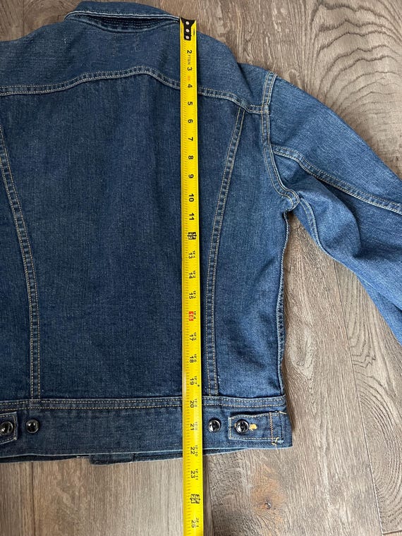 Vintage 1960's Lee 101-J Union Made Sandorized Denim Trucker