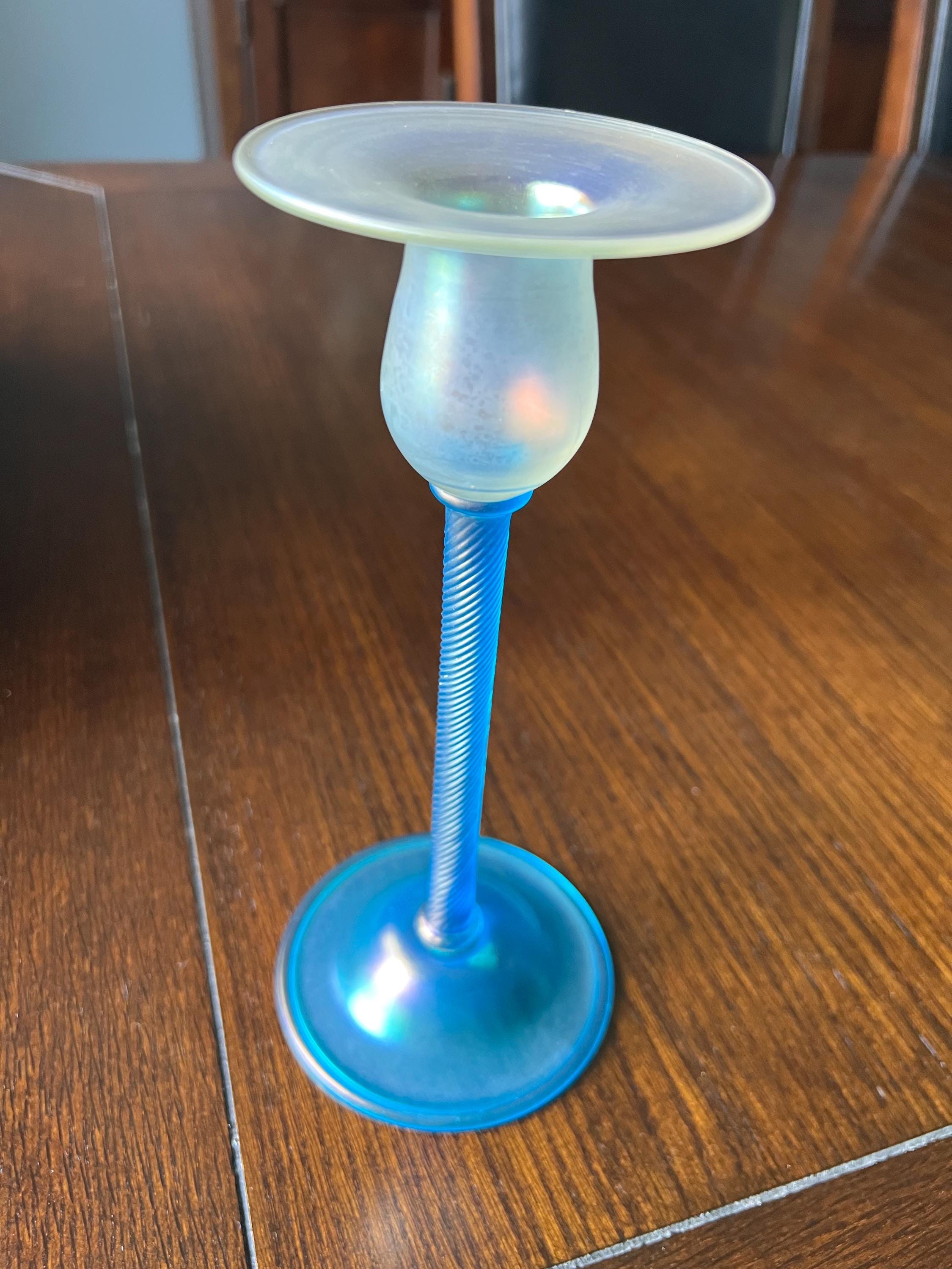 Steuben Candlesticks - Etsy