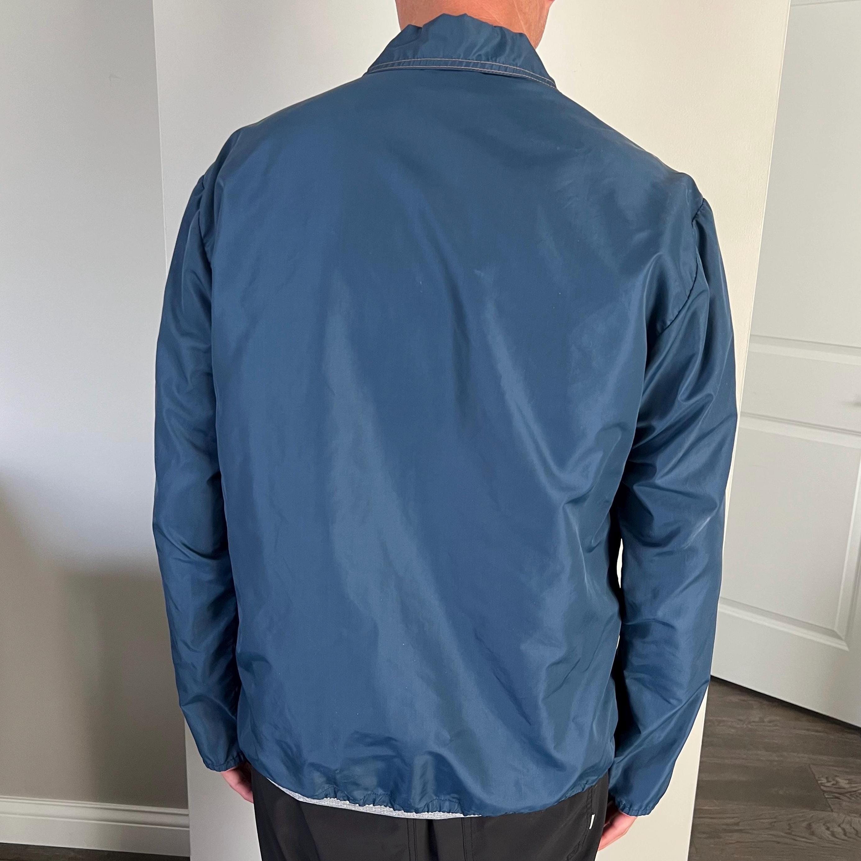 Vintage 1970's Levi's Orange Tab Nylon Drawstring Jacket- Navy