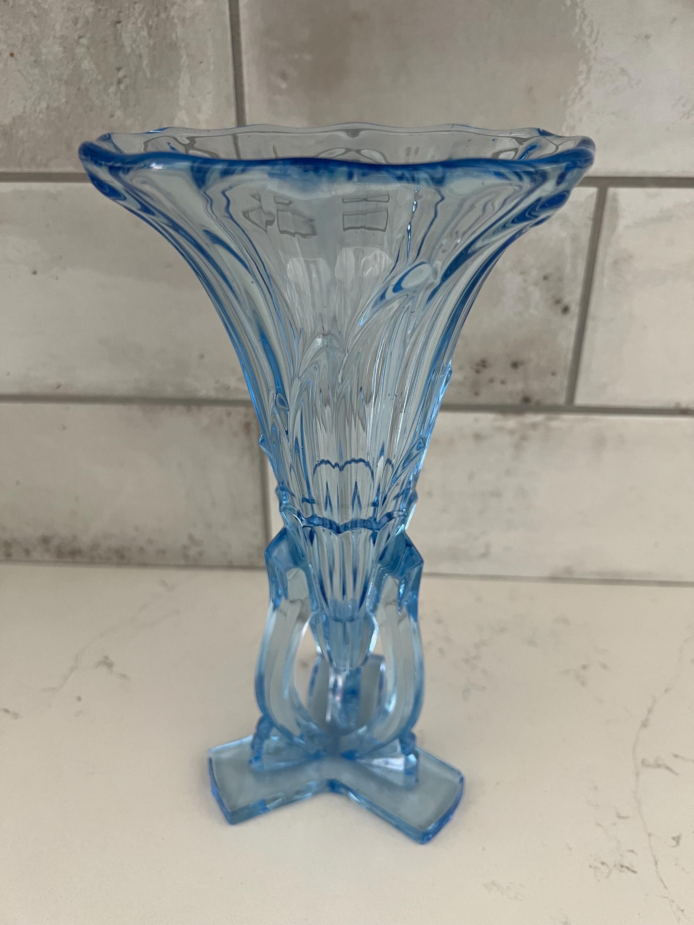 80s Art Deco Vase CVV Vianne アール・デコ 花瓶 Vintage 80s Art Deco Revival Light Pink Ceramic Ribbed Draped