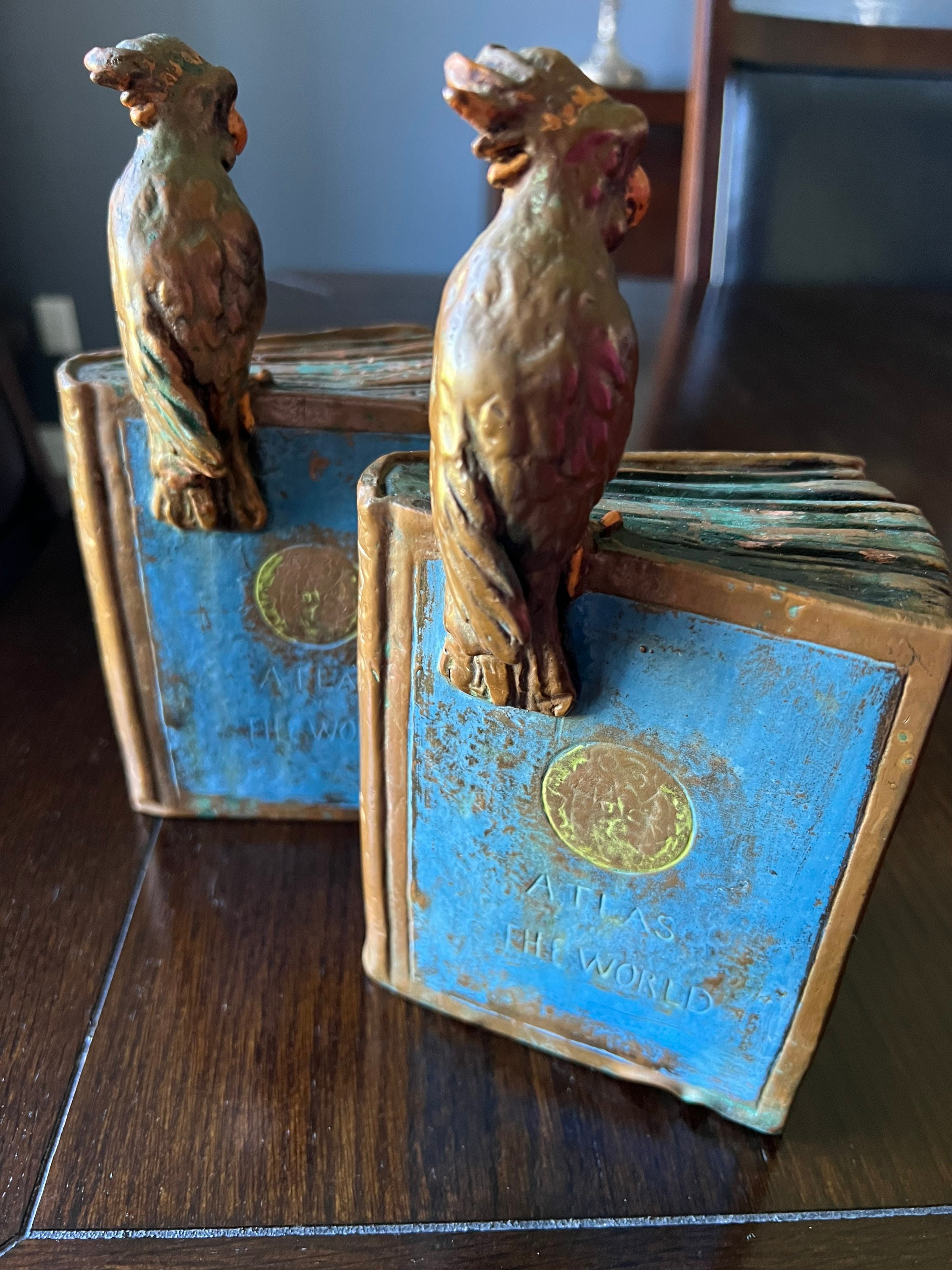 Cockatoo Bookends Etsy